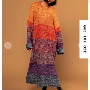 NWT Dressed in Lala Oversized sweaterdress